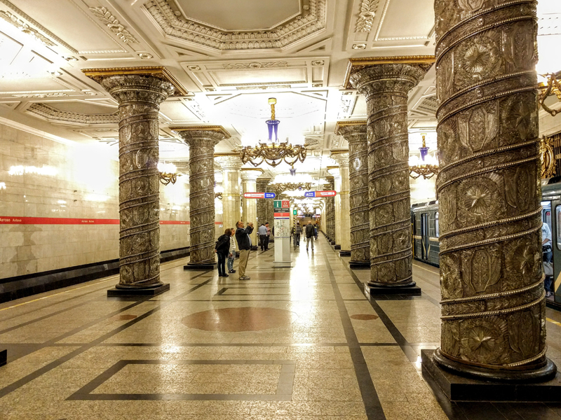 متروهای جذاب دنیا ، متروی سن پترزبورگ